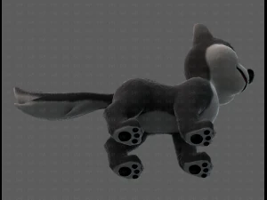 Dog base cartoonV11 3D Model