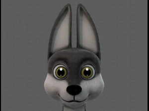 Dog base cartoonV11 3D Model