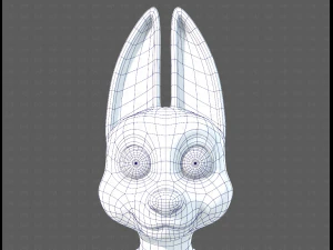 Dog base cartoonV11 3D Model