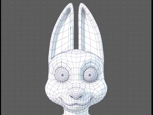 Dog base cartoonV11 3D Model
