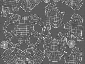 Dog base cartoonV11 3D 모델