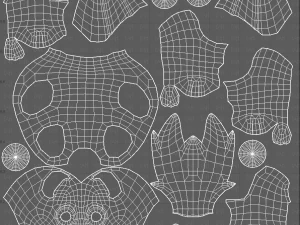 Dog base cartoonV11 3D Model