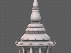 Pagoda V12 3D-Modell
