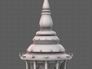 Pagoda V12 3D-Modell