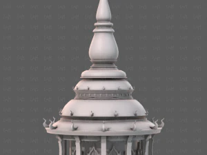 Pagoda V12 Modello 3D