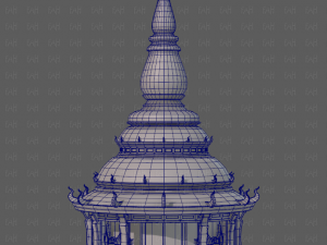 Pagoda V12 3D-Modell