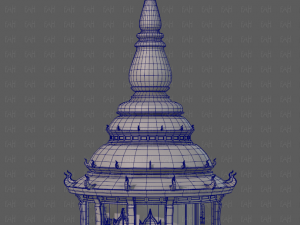 Pagoda V12 3D-Modell