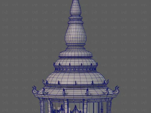 Pagoda V12 Modello 3D