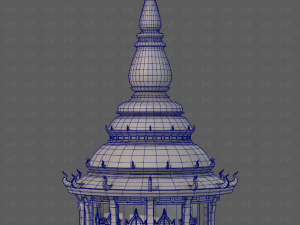 Pagoda V12 3D-Modell