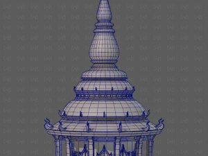 Pagoda V12 3D-Modell