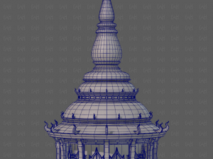 Pagoda V12 3D-Modell
