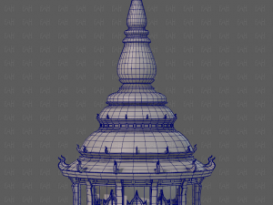 Pagoda V12 3D-Modell