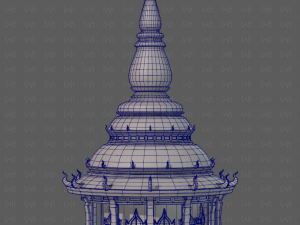 Pagoda V12 3D-Modell