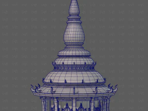 Pagoda V12 Modello 3D
