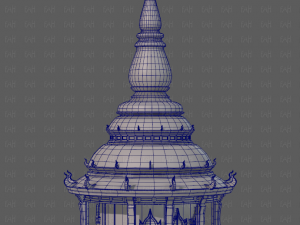 Pagoda V12 3D-Modell