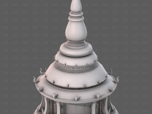 Pagoda V12 3D-Modell