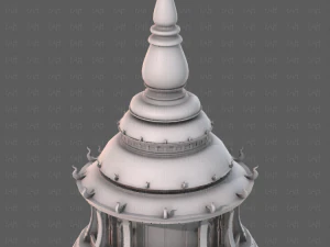 Pagoda V12 Modello 3D