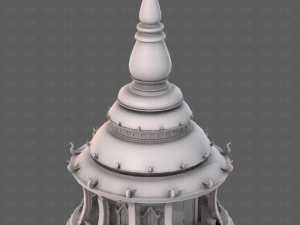 Pagoda V12 3D-Modell