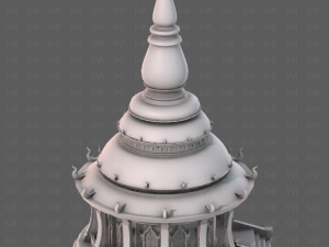Pagoda V12 3D-Modell