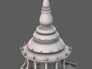 Pagoda V12 Modello 3D