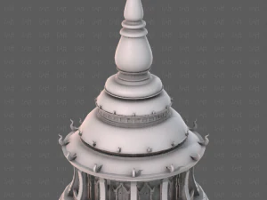 Pagoda V12 Modello 3D