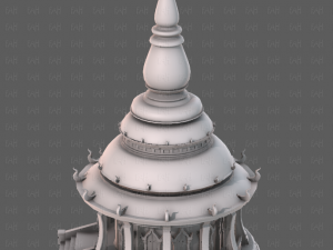 Pagoda V12 3D-Modell