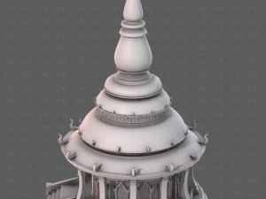 Pagoda V12 Modello 3D