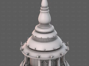 Pagoda V12 Modello 3D