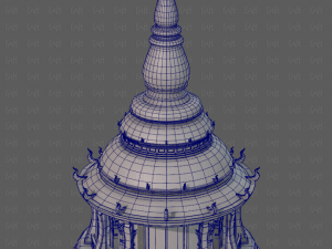 Pagoda V12 3D-Modell