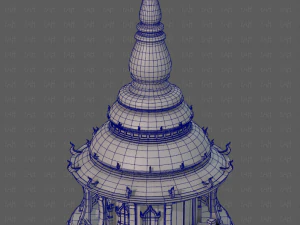 Pagoda V12 Modello 3D