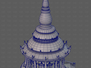 Pagoda V12 3D-Modell