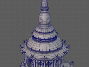 Pagoda V12 Modello 3D