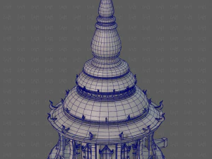 Pagoda V12 Modello 3D