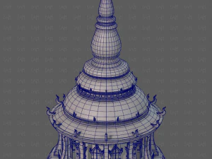 Pagoda V12 Modello 3D