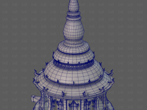 Pagoda V12 3D-Modell