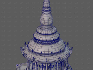 Pagoda V12 Modello 3D