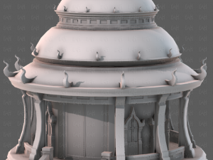 Pagoda V12 3D-Modell