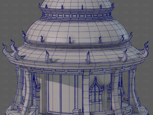 Pagoda V12 3D-Modell