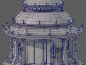 Pagoda V12 Modello 3D