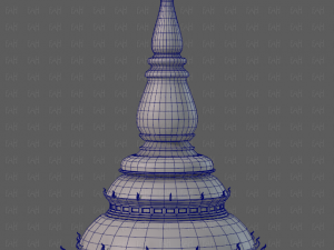 Pagoda V12 3D-Modell