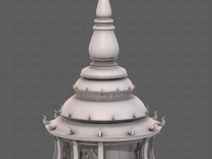 Pagoda V12 3D-Modell