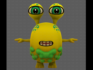 Monster V08 3D Model