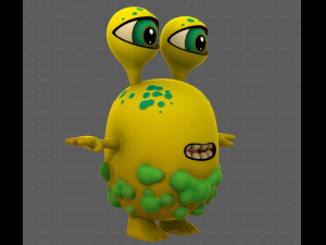 Monster V08 3D Model