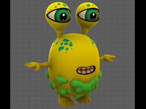 Monster V08 3D Model