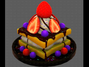 Десерт V01 3D Модель