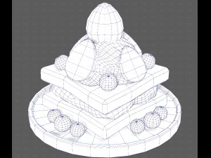 Десерт V01 3D Модель