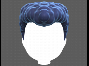 Base Hair for Boy V58 Modèle 3D