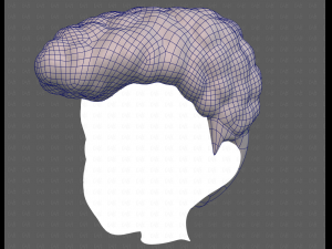 Base Hair for Boy V58 Modèle 3D