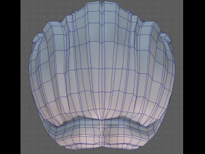 Base Hair for girl V58 3D Model