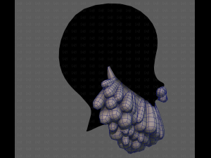 Beard V58 3D Model